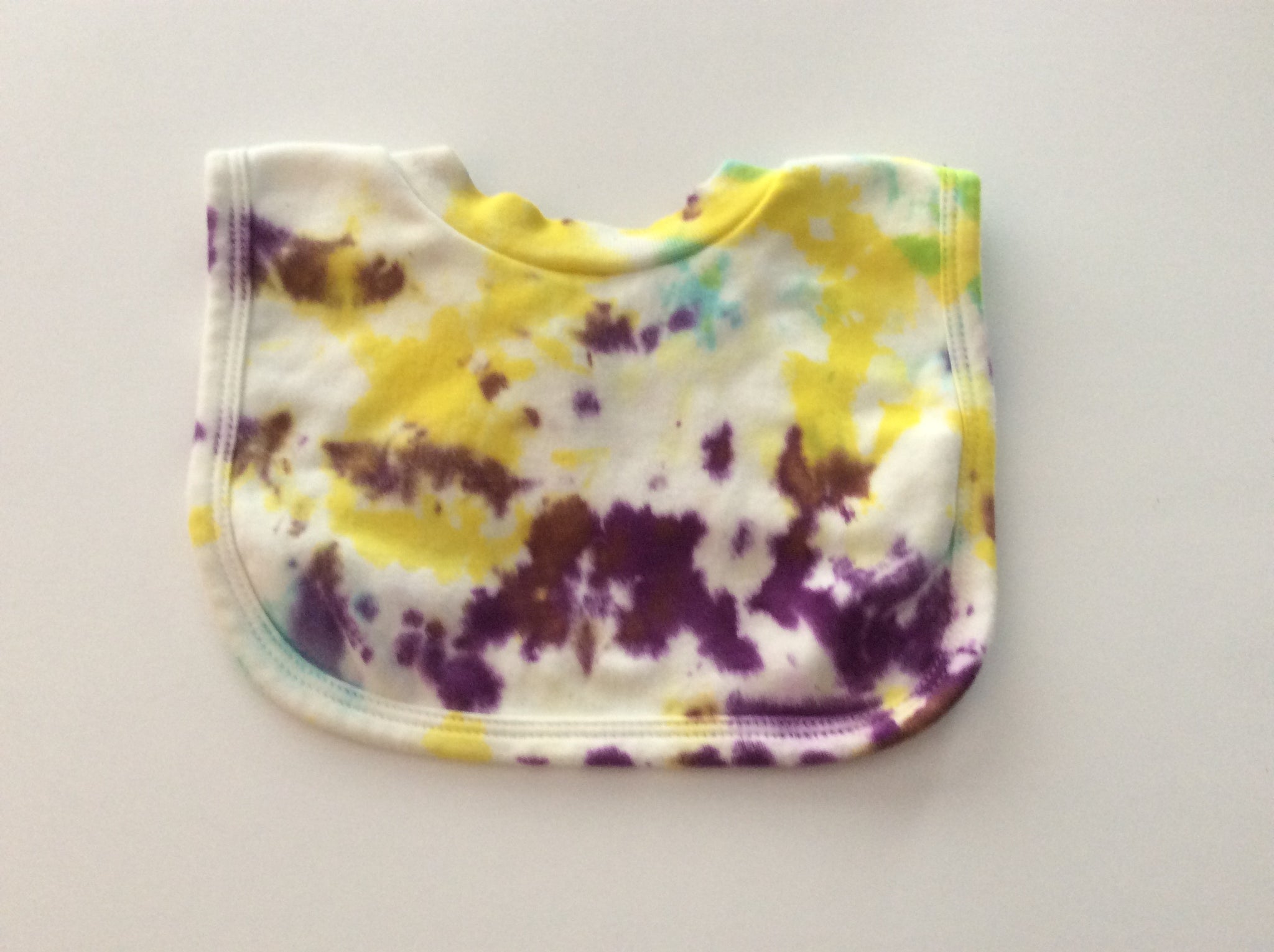 Bibs Colour Tie Dye Chupetes Redonda 6-18 m Mustard Ivory